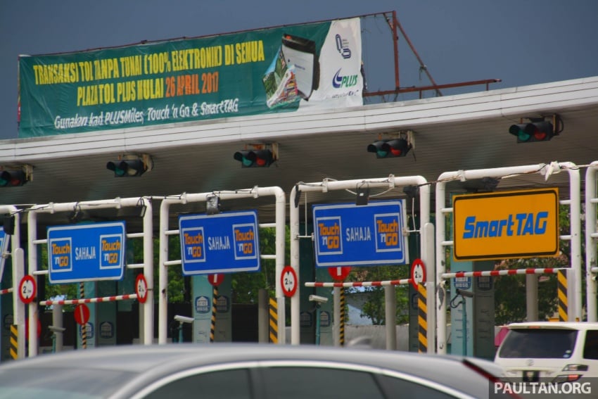 PLUS toll collection goes fully electronic – all 94 toll plazas from Juru, Penang to Skudai, Johor on ETC 651032