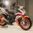 Honda RS150R diubahsuai guna barang superbike