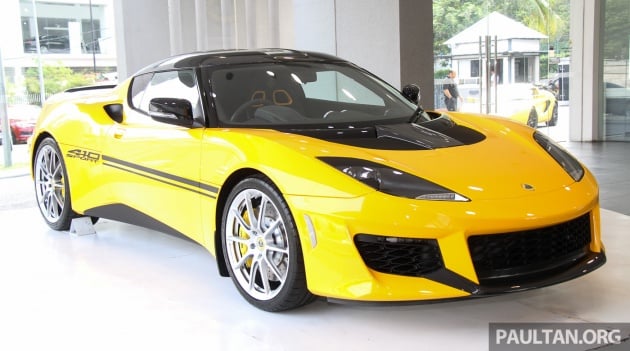 Lotus Evora Sport 410 launched in Malaysia, fr RM641k