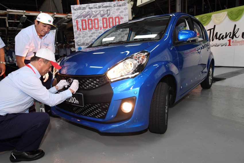 Perodua Myvi reaches one million unit milestone 672029