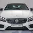 Mercedes-Benz E-Class Coupe kini dilancarkan di Malaysia – tiga varian, harga dari RM436k