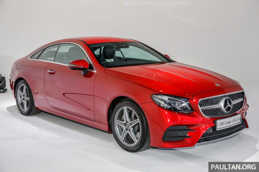 Mercedes-Benz E-Class Coupe kini dilancarkan di Malaysia – tiga varian, harga dari RM436k 689211