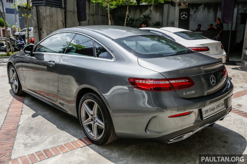 Mercedes-Benz E-Class Coupe kini dilancarkan di Malaysia – tiga varian, harga dari RM436k 689240