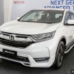 Honda CR-V 2017 dilancar di M’sia – 3 varian 1.5L turbo dan 1 varian 2.0L N/A, harga RM142k-RM168k