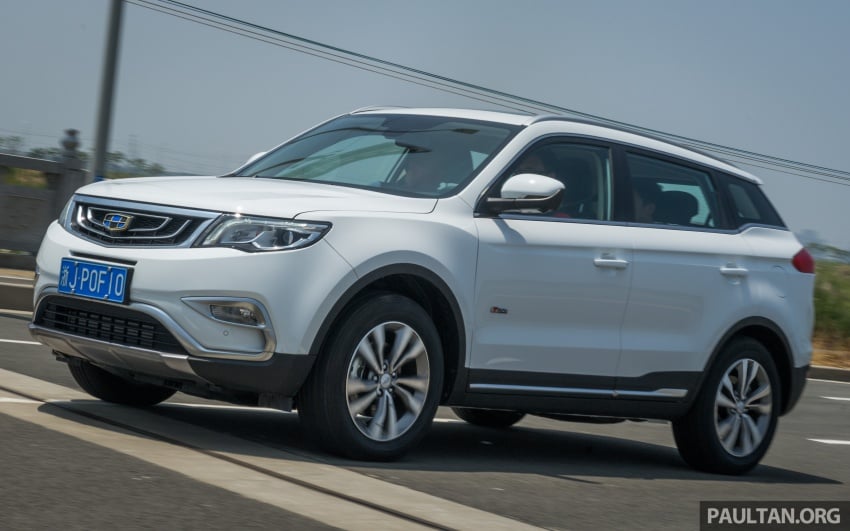 DRIVEN: Geely Boyue – first impressions review of what will be Proton’s first ever SUV, coming in 2018 695255