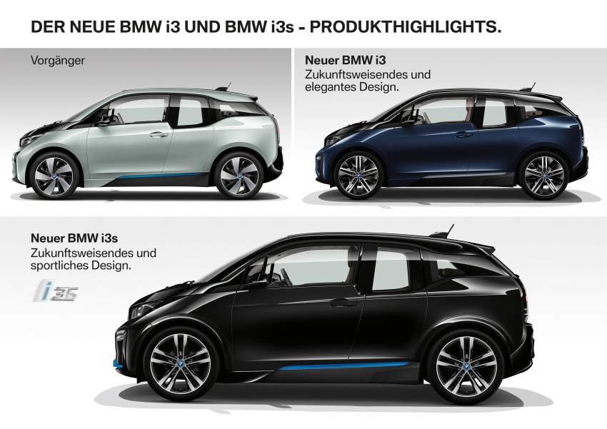 BMW i3 facelift unveiled with sportier 184 hp i3s model 704831