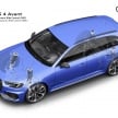 2018 Audi RS4 Avant revealed with 450 hp 2.9 litre V6