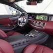 Mercedes-Benz S-Class Coupe C217 dan S-Class Cabriolet A217 facelift didedah, termasuk versi AMG
