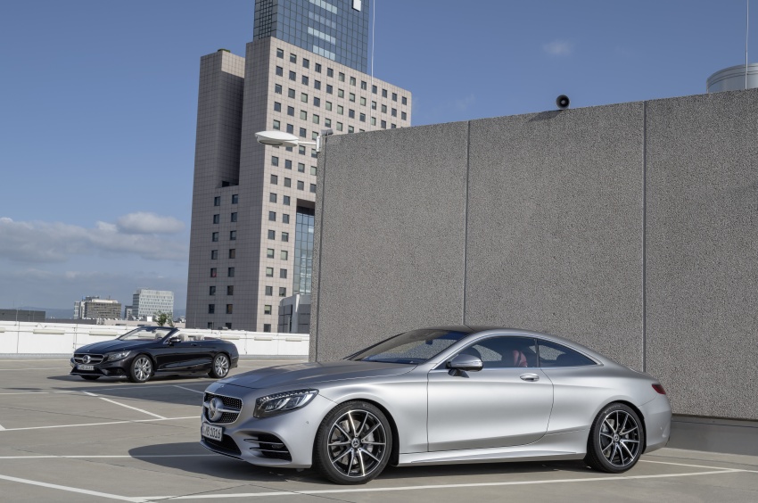 Mercedes-Benz S-Class Coupe C217 dan S-Class Cabriolet A217 facelift didedah, termasuk versi AMG 705569