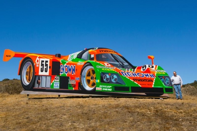 Mural gergasi baharu Mazda 787B di litar Laguna Seca