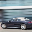 Mercedes-Benz S-Class Coupe C217 dan S-Class Cabriolet A217 facelift didedah, termasuk versi AMG