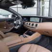 Mercedes-Benz S-Class Coupe C217 dan S-Class Cabriolet A217 facelift didedah, termasuk versi AMG