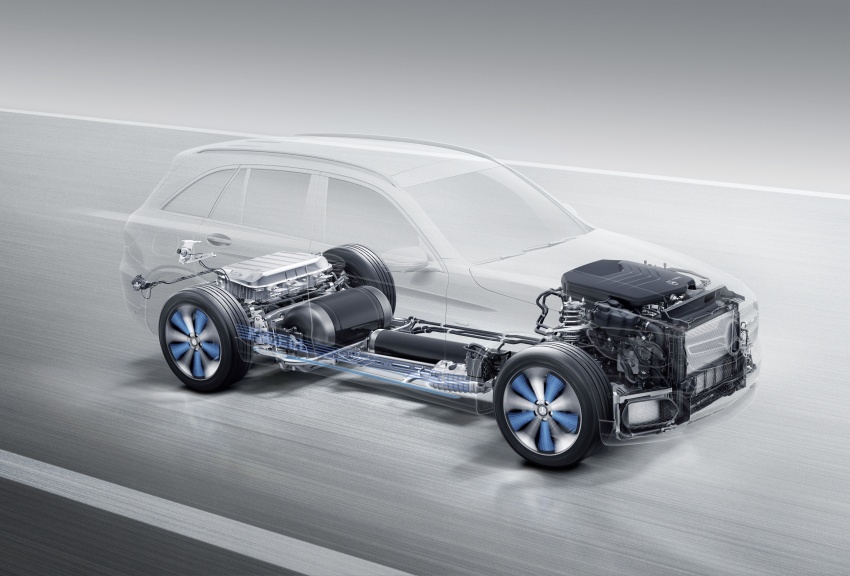 Mercedes-Benz GLC F-Cell revealed in pre-production form at Frankfurt show – two electric energy sources 710390