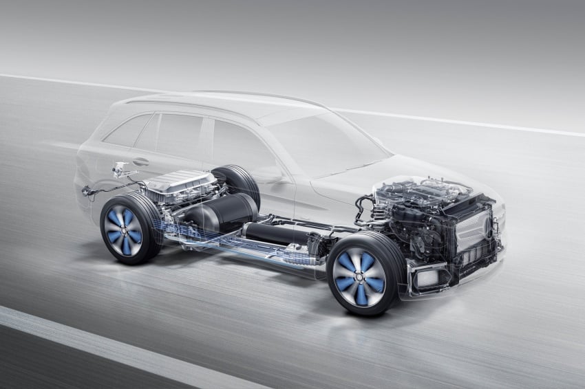 Mercedes-Benz GLC F-Cell revealed in pre-production form at Frankfurt show – two electric energy sources 710391