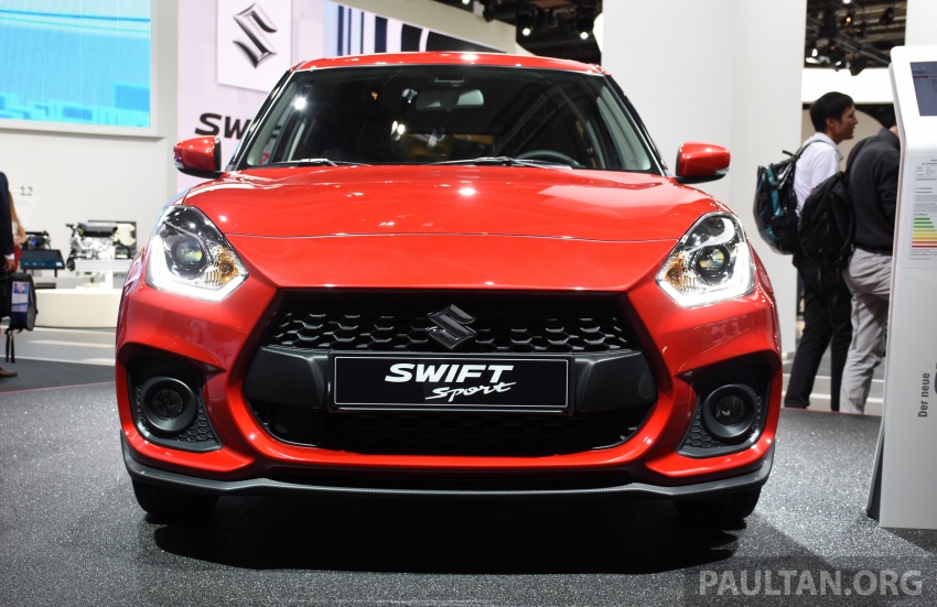 New Suzuki Swift Sport officially revealed in Frankfurt – 1.4L turbo engine, six-speed manual, only 970 kg 709887