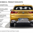 F39 BMW X2 unveiled with new M Sport X package