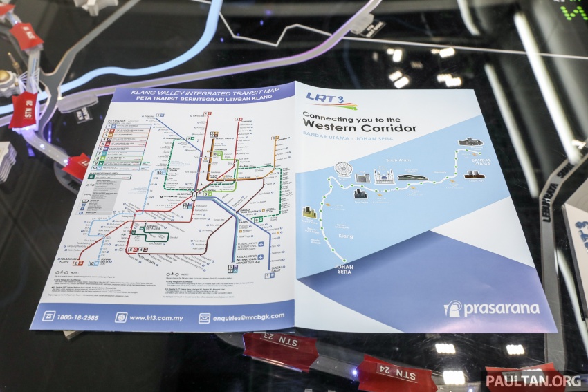 LRT3 alignment from Bandar Utama to Klang shown 722473