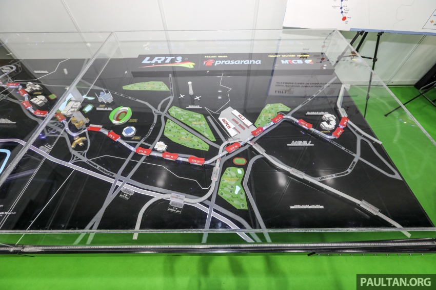 LRT3 alignment from Bandar Utama to Klang shown 722476