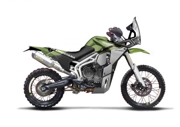 Triumph Tiger 800 Tramontana untuk Rali Pan-Africa