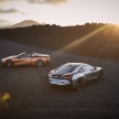 BMW i8 Roadster unveiled – only 60 kg heavier; i8 Coupe also gets new battery, 50% better EV range