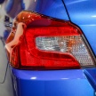 Subaru WRX STI 2018 diprebiu di Malaysia – RM310k