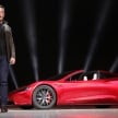 Tesla Roadster – second-generation debuts; 0-97 km/h in 1.9 seconds, 402 km/h top speed, 998 km range