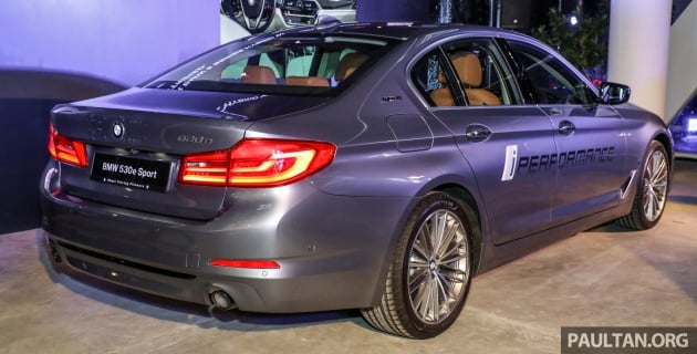 BMW 530e iPerformance plug-in hybrid launched in Malaysia – 252 hp, 0-100 km/h in 6.2 secs, RM344k