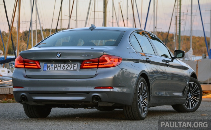 DRIVEN: G30 BMW 530e iPerformance plug-in hybrid 758354