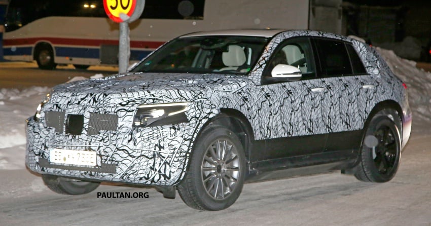 SPIED: Mercedes-Benz EQ C wearing production body 765252