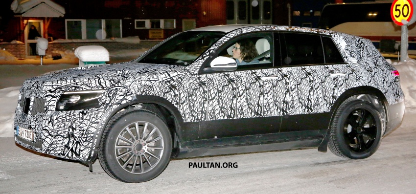 SPIED: Mercedes-Benz EQ C wearing production body 765253