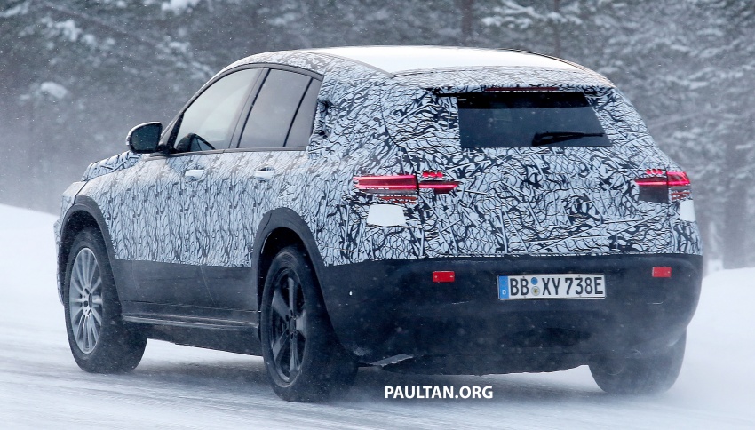 SPIED: Mercedes-Benz EQ C wearing production body 766945