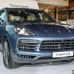 Porsche Cayenne 2018 dipertontonkan di Malaysia