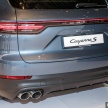 Porsche Cayenne 2018 dipertontonkan di Malaysia