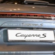 Porsche Cayenne 2018 dipertontonkan di Malaysia