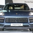Porsche Cayenne 2018 dipertontonkan di Malaysia
