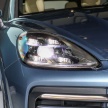 Porsche Cayenne 2018 dipertontonkan di Malaysia