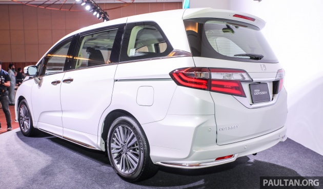 2018 Honda Odyssey facelift launched in Malaysia – now with Honda Sensing; priced at RM254,800