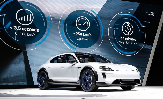 Porsche Mission E Cross Turismo Concept – EV gaya seperti Panamera Sport Turismo,  tetapi lebih tinggi