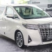 Toyota Alphard & Vellfire 2020 sudah boleh ditempah – RM383k-RM465k; kini dengan Toyota Safety Sense