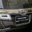 Toyota Alphard, Vellfire facelift on sale, RM351k-541k