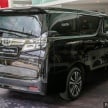 Toyota Alphard, Vellfire facelift on sale, RM351k-541k