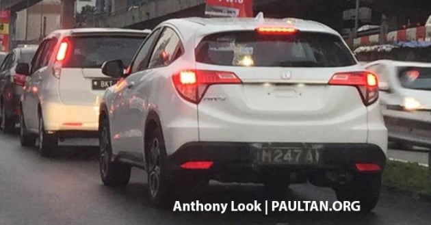 SPYSHOTS: 2018 Honda HR-V facelift seen in Malaysia