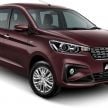 2018 Suzuki Ertiga launched in Indonesia with 108 PS 1.5 litre VVT engine, new Swift platform and ESP