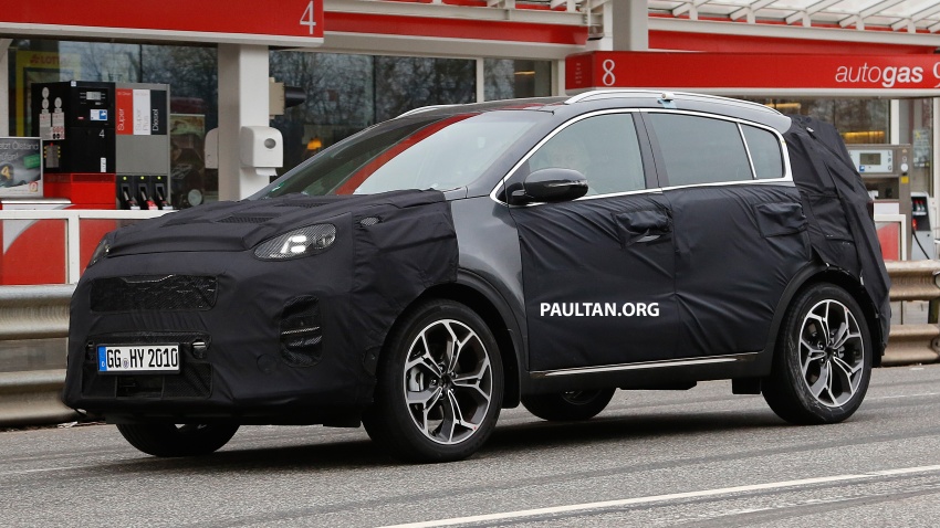 SPIED: Kia Sportage facelift seen near the Nurburgring 807784