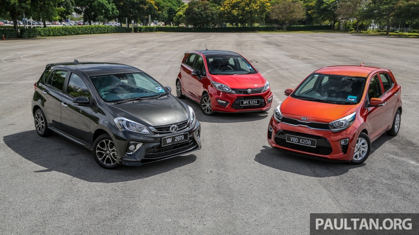 Driven Web Series 2018: Keluarga hatchback di Malaysia – Perodua Myvi vs Proton Iriz vs Kia Picanto! 800560