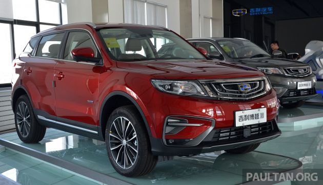GALLERY: 2018 Geely Boyue 1.8L TGDi facelift detailed – basis for the first Proton SUV due in Q4