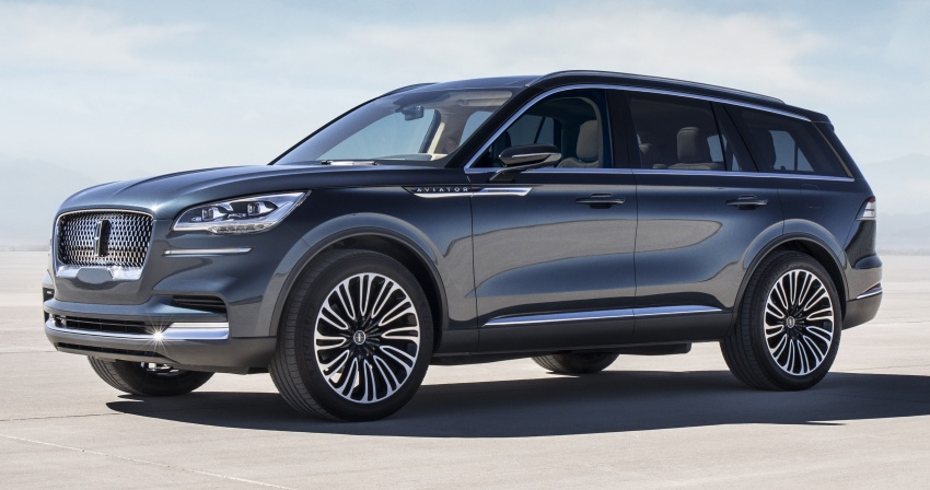 Lincoln Aviator previewed in New York – three-row SUV with plug-in hybrid option, production next year 801397