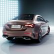 Mercedes-Benz A-Class L Sedan Z177 dipamer di Beijing – versi alternatif bagi negara lain pada H2 2018