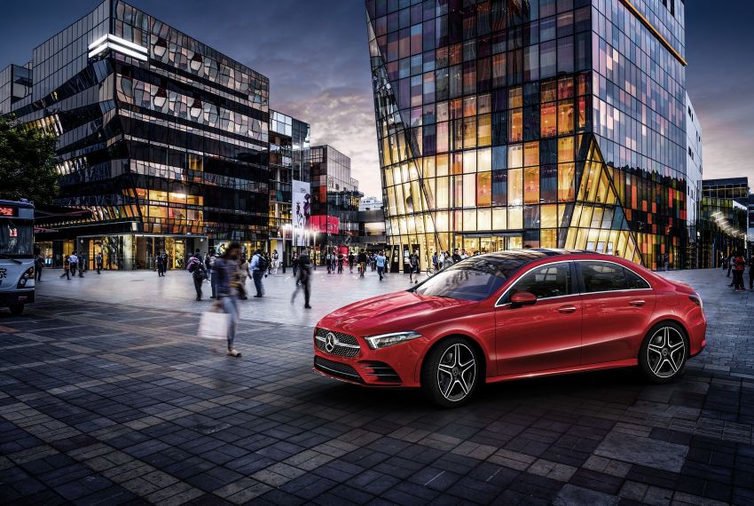 Mercedes-Benz A-Class L Sedan Z177 dipamer di Beijing – versi alternatif bagi negara lain pada H2 2018 810674
