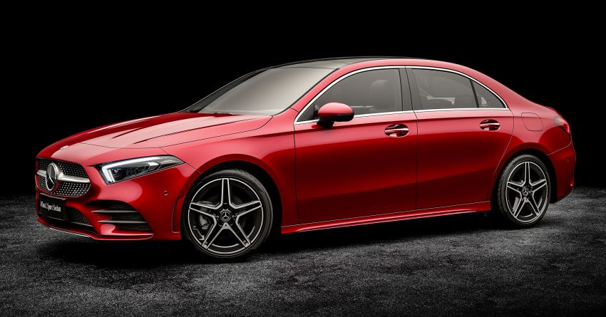 Mercedes-Benz A-Class L Sedan Z177 dipamer di Beijing – versi alternatif bagi negara lain pada H2 2018 810675